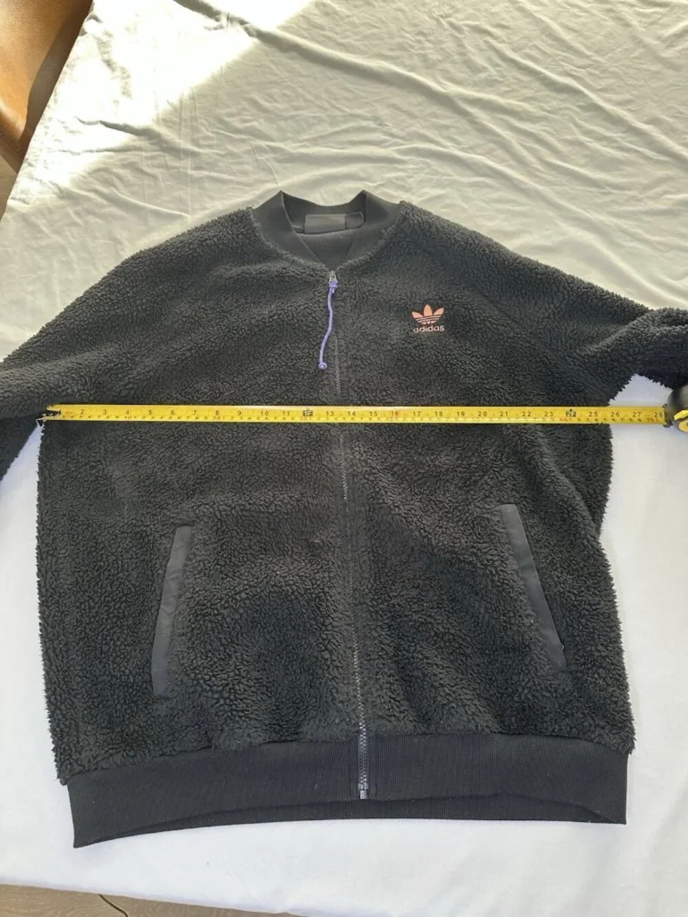ADIDAS X Pharrell Williams Hu Hiking Polar Track Jacket Size XL Fleece Black
